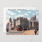 古いポストカード – スコットランド、アバディーン ポストカード (正面/裏面)