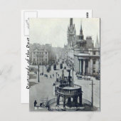 古いポストカード – スコットランド、アバディーン ポストカード (正面/裏面)