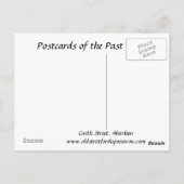 古いポストカード – スコットランド、アバディーン ポストカード (裏面)