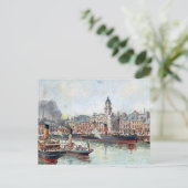 古いポストカード – スコットランド、アバディーン ポストカード (スタンド正面)