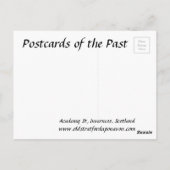 古いポストカード - スコットランド・インヴァネス ポストカード (裏面)