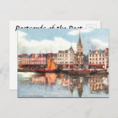 古いポストカード – スコットランド、ダンディー ポストカード (正面/裏面)