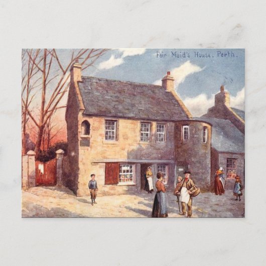 古いポストカード - スコットランド、パース ポストカード (正面)