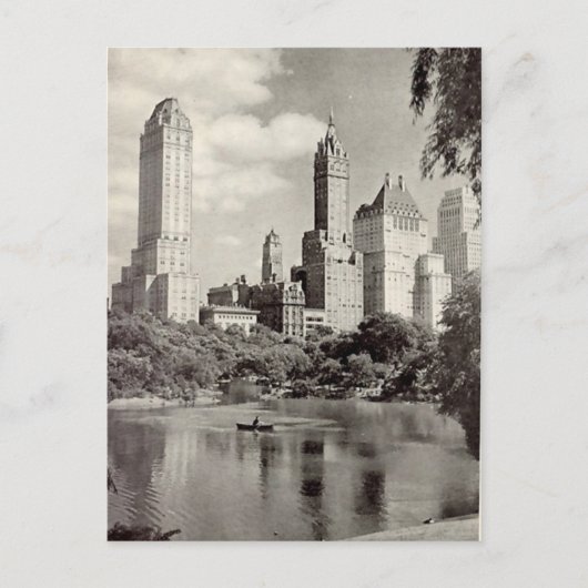 古いポストカード - セントラルパーク, ニューヨークシティ ポストカード (正面)