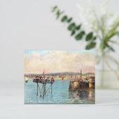 古いポストカード – セント・マロ，フランス ポストカード (スタンド正面)