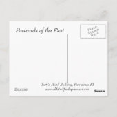 古いポストカード - タークスヘッドビル、プロビデンスRI ポストカード (裏面)