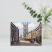 古いポストカード - ダービーのアイアンゲート ポストカード (スタンド正面)