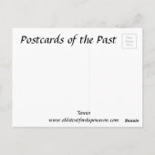 古いポストカード – テニス ポストカード (裏面)