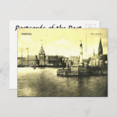 古いポストカード – デンマーク,アーフス ポストカード (正面/裏面)