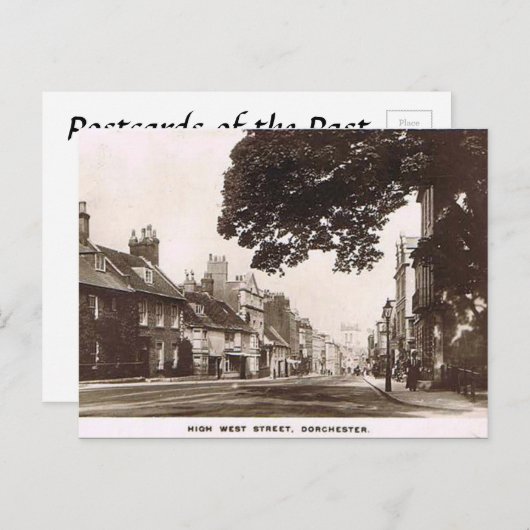古いポストカード - ドーセット州ドーチェスター ポストカード (正面/裏面)