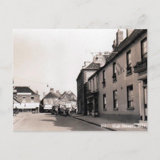 古いポストカード - ノーフォーク州ホールト ポストカード (正面)