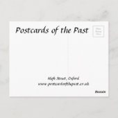 古いポストカード – ハイ通り、オックスフォード ポストカード (裏面)