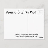 古いポストカード – ハムステッドヒース,ロンドン ポストカード (裏面)