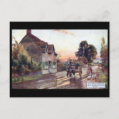 古いポストカード - バニヤンのコテージ。エルストウ、ベッドフォード ポストカード (正面)