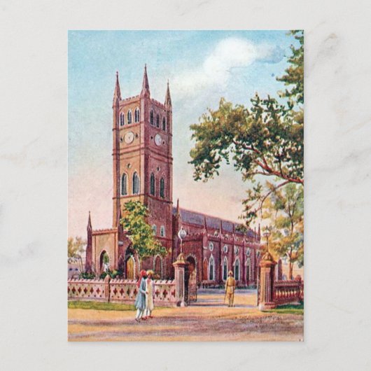 古いポストカード – バンガロール（ベンガルール），インド。 ポストカード (正面)