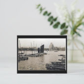 古いポストカード – バンド、上海、中国 ポストカード (スタンド正面)