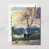 古いポストカード - バーケンヘッド・パーク ポストカード (正面/裏面)