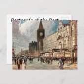 古いポストカード – パース、西オーストラリア ポストカード (正面/裏面)