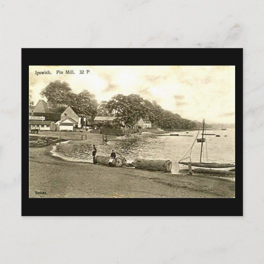 古いポストカード – ピンミル、イプスウィッチ、サフォーク ポストカード (正面)