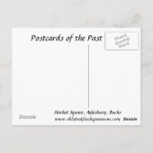 古いポストカード – ブッキンガムシャー州アイレスベリー ポストカード (裏面)