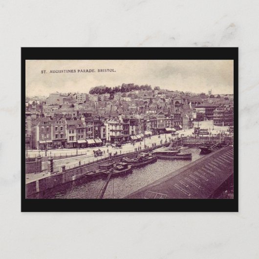 古いポストカード – ブリストル，イギリス ポストカード (正面)