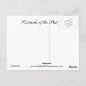 古いポストカード、ベオグラード ポストカード (裏面)