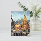 古いポストカード - ベナレス（バラナシ）、インド ポストカード (スタンド正面)