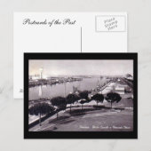 古いポストカード – ペスカラ、ポート ポストカード (正面/裏面)