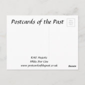 古いポストカード – ホワイトスター威厳のあるライン ポストカード (裏面)