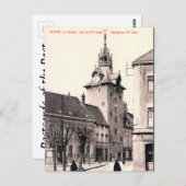 古いポストカード – ボーヌ、コートドール、フランス ポストカード (正面/裏面)