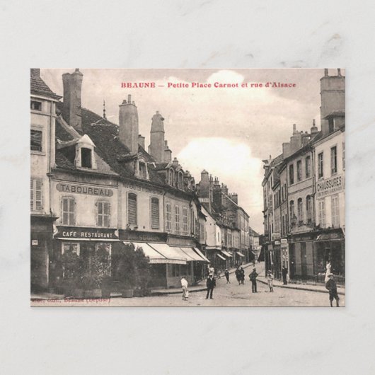 古いポストカード – ボーヌ、コートドール、フランス ポストカード (正面)