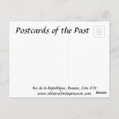 古いポストカード – ボーヌ、コートドール、フランス ポストカード (裏面)