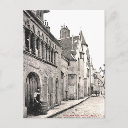 古いポストカード – ボーヌ、コートドール、フランス ポストカード (正面)