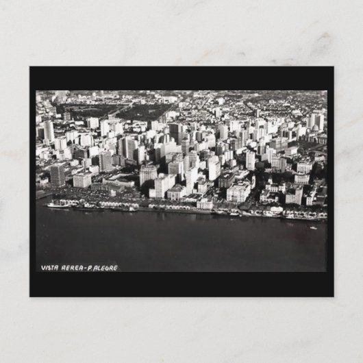 古いポストカード – ポルト・アレグレ,ブラジル。 ポストカード (正面)