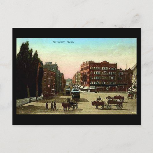 古いポストカード – マサチューセッツ州ハバーヒル ポストカード (正面)