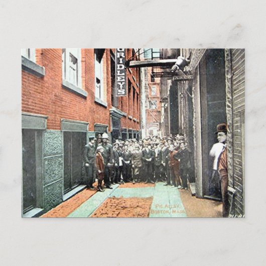 古いポストカード – マサチューセッツ州ボストン ポストカード (正面)