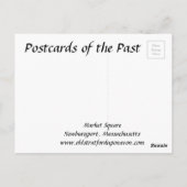 古いポストカード – マサチューセッツ州Newburyport ポストカード (裏面)
