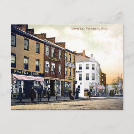 古いポストカード – マサチューセッツ州Newburyport ポストカード (正面)