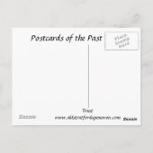 古いポストカード - マス ポストカード (裏面)