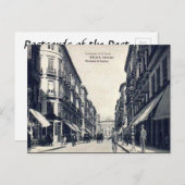 古いポストカード – マラガ，スペイン ポストカード (正面/裏面)