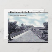 古いポストカード – ミシシッピ州クラークスデール ポストカード (正面/裏面)