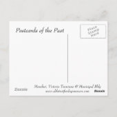 古いポストカード – ムンバイ,ビクトリアテルミナス ポストカード (裏面)