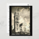 古いポストカード - メッシーナの大聖堂 ポストカード (正面/裏面)