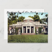 古いポストカード – モンティチェロ,バージニア,アメリカ ポストカード (正面/裏面)