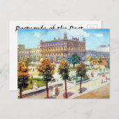 古いポストカード – モンテビデオ，ウルグアイ ポストカード (正面/裏面)