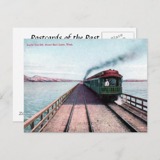 古いポストカード – ユタ素晴らし州ソルトレイク ポストカード (正面/裏面)