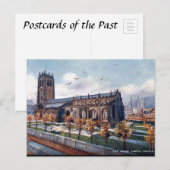 古いポストカード – ヨークシャー州ハリファックス ポストカード (正面/裏面)