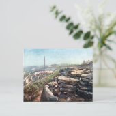 古いポストカード – ヨークシャー州ハリファックス ポストカード (スタンド正面)