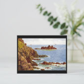 古いポストカード – ランドズエンド、コーンウォール ポストカード (スタンド正面)