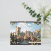 古いポストカード - リズモア城、ウォーターフォード郡 ポストカード (スタンド正面)